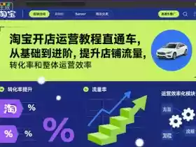 淘宝开店运营教程直通车，从基础到进阶，提升店铺流量，转化率和整体运营效率（更新26年5月08日）
