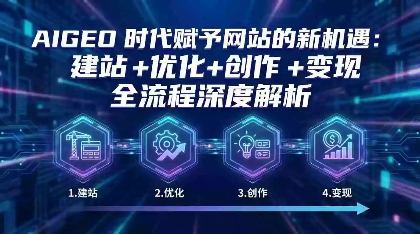 AIGEO+时代赋予网站的新机遇:建站+优化+创作+变现+全流程深度解析