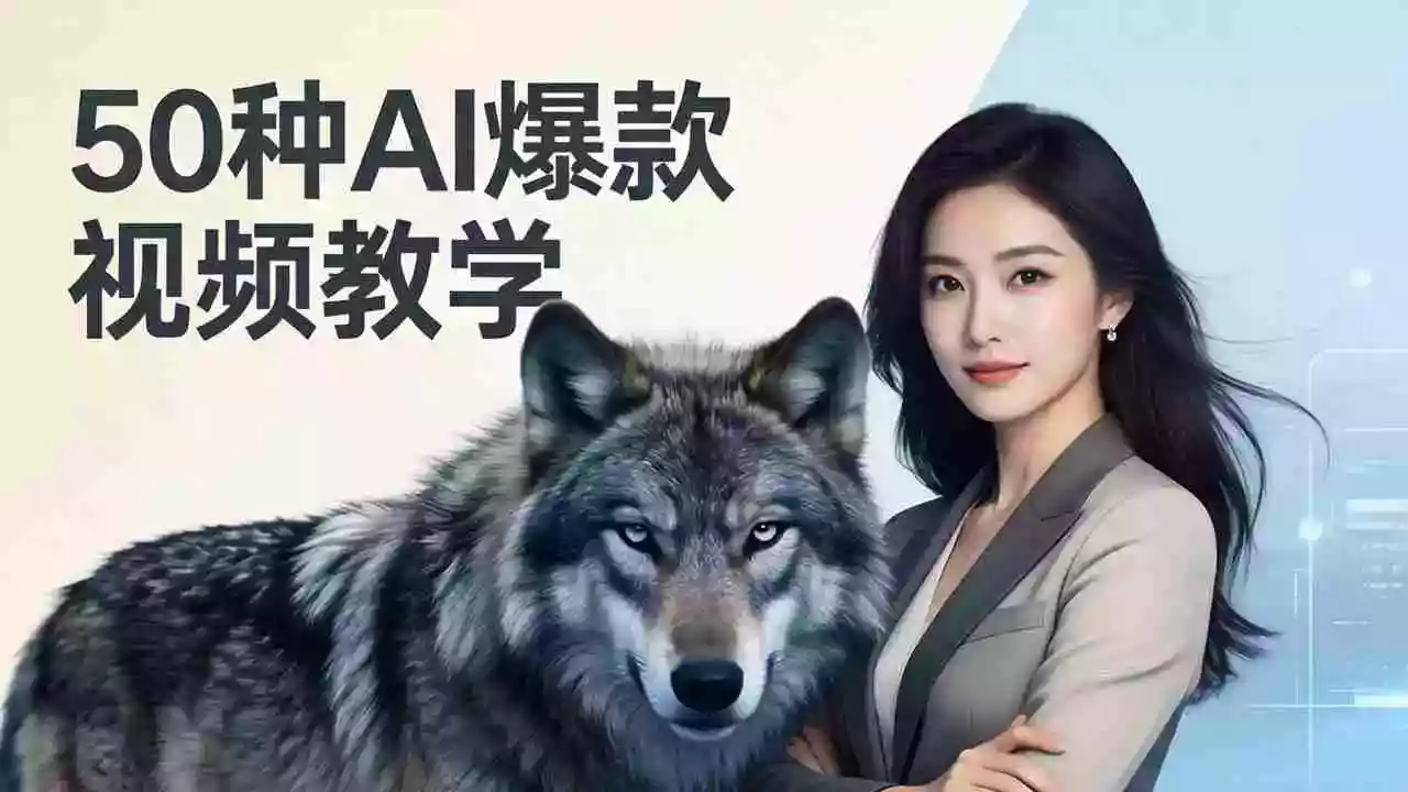 （17815期）50种AI爆款视频教学：影视级古诗词+治愈萌宠+山海经蛟龙，高阶宝典商业落地