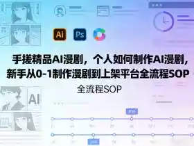 手搓精品AI漫剧,个人如何制作AI漫剧,新手从0-1制作漫剧到上架平台全流程SOP