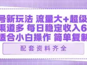 视频号新玩法：ai飞行视频玩法，每日稳定入账5张左右【配套齐全】