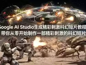Google AI Studio生成精彩刺激科幻短片教程,带你从零开始制作一部精彩刺激的科幻短片【双语字幕】