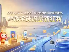 全球IP嘉年华·香港站|跨平台跨地域IP变现峰会,解锁全球流量新红利