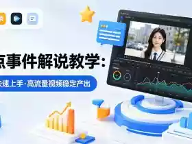 某大V的热点事件解说教学,新手也能快速上手,稳定产出高流量解说视频