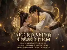 AIGC仿真人《合欢宗》短剧教学,用AIGC解锁缠绵爱恋的全新呈现方式,让跨时空故事创作零门槛、高品质,重构短剧生态