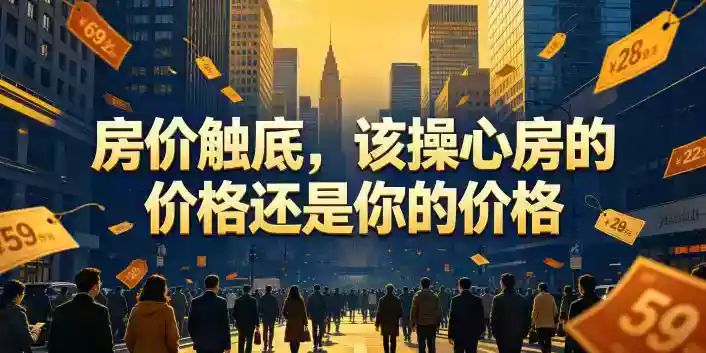 付费文章:房价触底,该操心房的价格还是你的价格