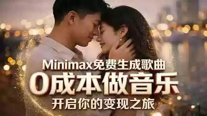 Minimax免费生成歌曲实测！0成本做音乐，说唱流行Lofi一键生成