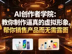 AI创作者学院:教你制作逼真的虚拟形象,帮你销售产品而无需露面【原创双语字幕】