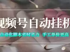 视频号自动挂G项目,自动化脚本省时省力,手工单价更高,日入300+全网最稳【揭秘】