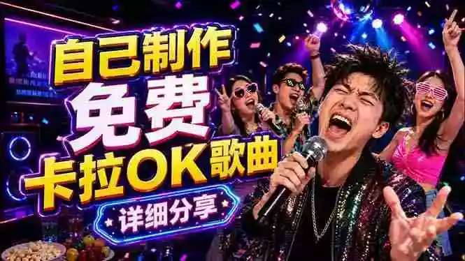 免费卡拉OK歌曲制作全攻略：音轨分离字幕制作，零基础快速做出专业K歌视频