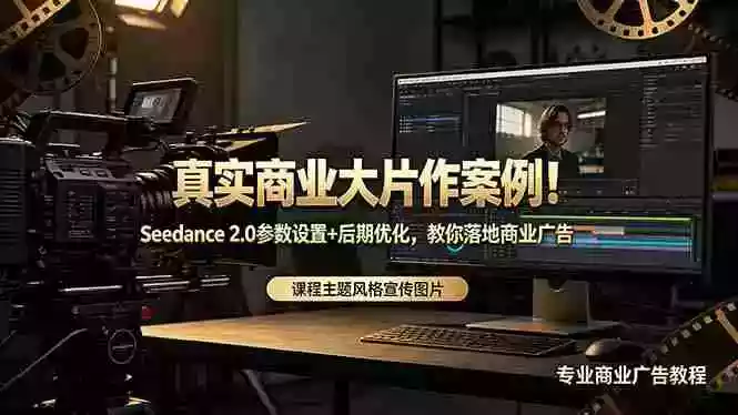 真实商业大片作案例!Seedance 2.0参数设置+后期优化,教你落地商业广告