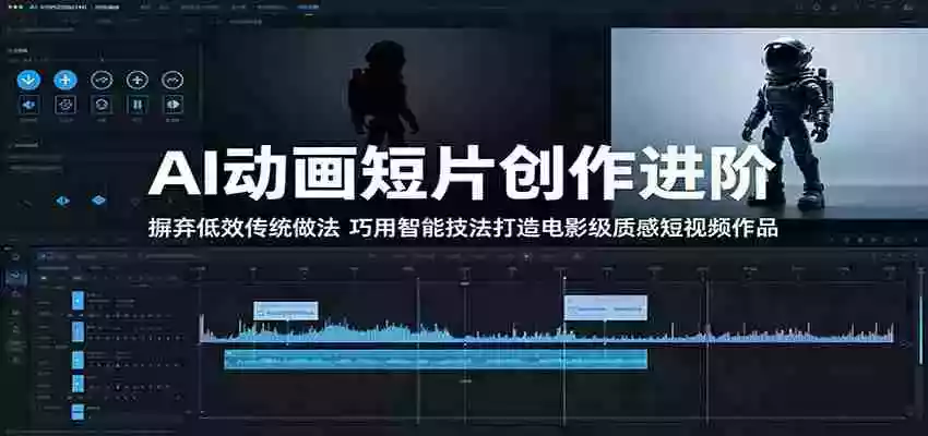 AI动画短片创作进阶:摒弃低效传统做法,巧用智能技法打造电影级质感短视频作品