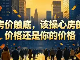 付费文章：房价触底，该操心房的价格还是你的价格
