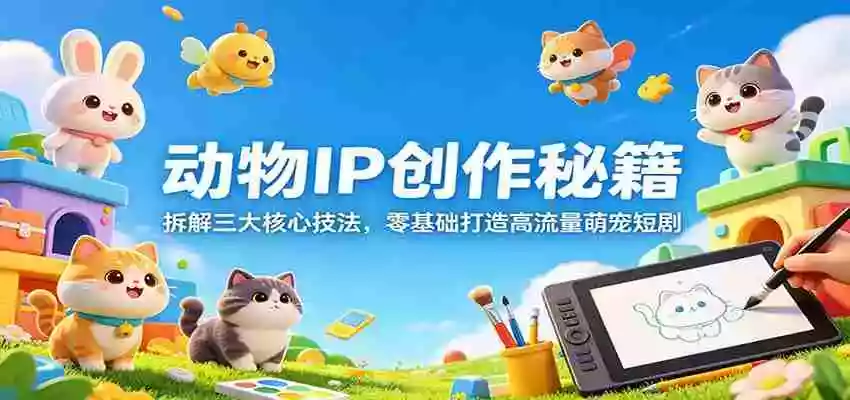 动物IP创作秘籍:拆解三大核心技法,零基础打造高流量萌宠短剧