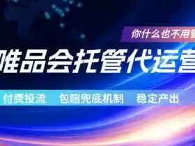 唯品会托管代运营,付费投流玩法,包赔兜底机制,稳定产出【揭秘】