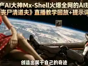国产AI大神Mx-Shell火爆全网的AI短片《丧尸清道夫》直播教学回放+提示词