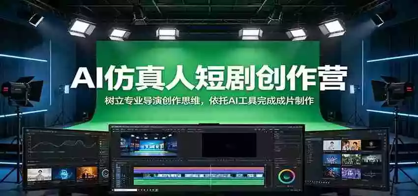 AI仿真人短剧创作营:树立专业导演创作思维,依托AI工具完成成片制作