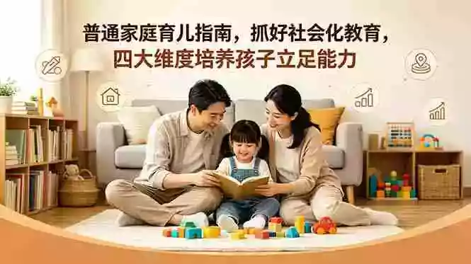 付费文章:普通家庭育儿指南,抓好社会化教育,四大维度培养孩子立足能力