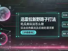 迅雷拉新野路子打法,吃瓜类玩法怎么做,玩法自热截流及后端处理详解
