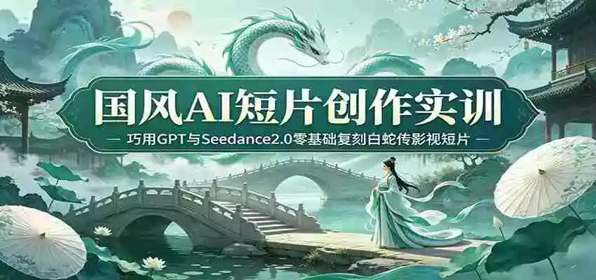 国风AI短片创作实训:巧用GPT与Seedance2.0零基础复刻白蛇传影视短片