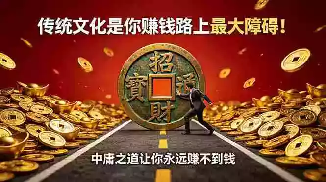 付费文章:传统文化是你赚钱路上最大障碍!中庸之道让你永远赚不到钱 付费文章:传统文化是你赚钱路上最大障碍!中庸之道让你永远赚不到钱