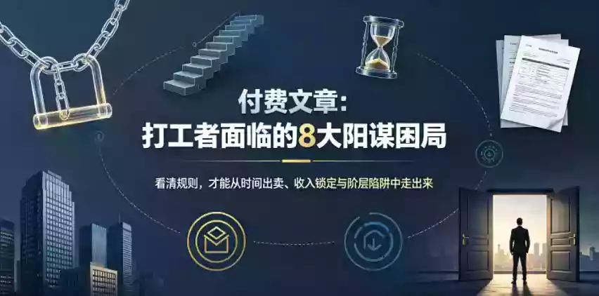 付费文章:打工者面临的8大阳谋困局 付费文章:打工者面临的8大阳谋困局