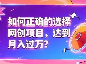 如何正确选择网创项目,避免被割韭菜,达到月入过1W及格线
