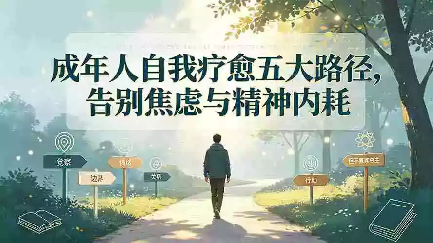 付费文章:成年人自我疗愈五大路径,告别焦虑与精神内耗 付费文章:成年人自我疗愈五大路径,告别焦虑与精神内耗