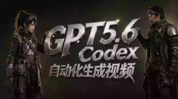 GPT5.6+Codex自动化视频生成:提示词设计角色设定封面海报工作流思路,高效产出AI视频 GPT5.6+Codex自动化视频生成:提示词设计角色设定封面海报工作流思路,高效产出AI视频
