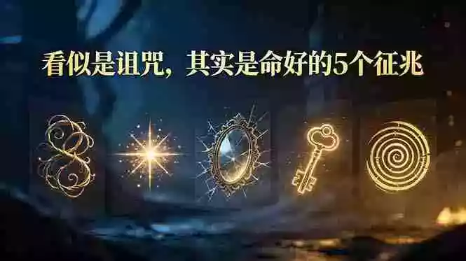 付费文章:看似是诅咒,其实是命好的5个征兆 付费文章:看似是诅咒,其实是命好的5个征兆