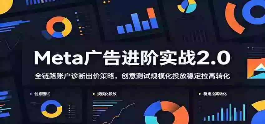 Meta广告进阶实战2.0:全链路账户诊断出价策略,创意测试规模化投放稳定拉高转化 Meta广告进阶实战2.0:全链路账户诊断出价策略,创意测试规模化投放稳定拉高转化