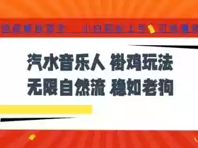 汽水音乐全程挂G最新玩法,无线自然流玩法,彻底解放双手,日入500+,可批量矩阵【揭秘】