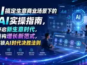 AI搞定生意商业场景下的AI实操指南,开启新生意时代,重构增长新范式,解锁AI时代决胜法则【文档】