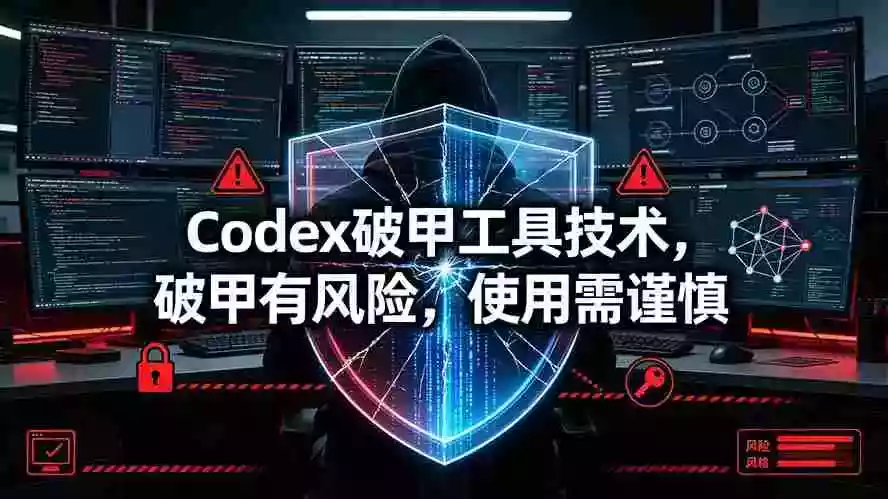 Codex破甲工具技术,破甲有风险,使用需谨慎 Codex破甲工具技术,破甲有风险,使用需谨慎