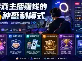 付费文章:游戏主播賺钱的6种盈利模式