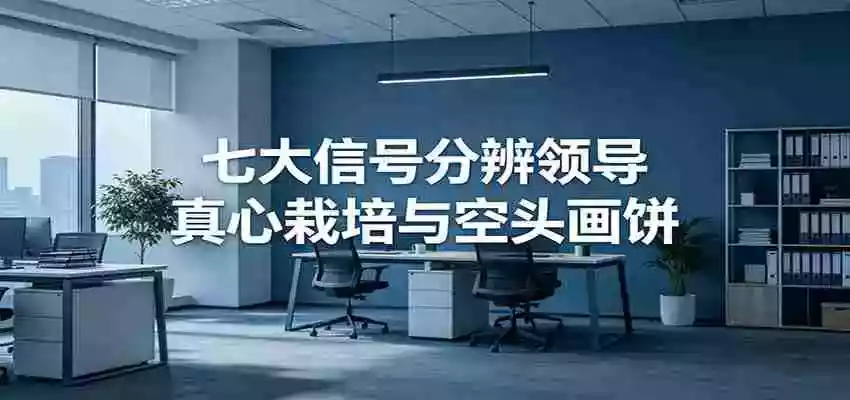 付费文章《七大信号分辨领导真心栽培与空头画饼》读懂管理背后人性逻辑
