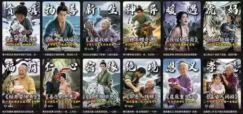抖音AI民间故事账号实战!67W粉丝博主拆解起号、文案、画面与剪辑,分享伙伴计划及广告变现路径,月入10000+ 抖音AI民间故事账号实战!67W粉丝博主拆解起号、文案、画面与剪辑,分享伙伴计划及广告变现路径,月入10000+