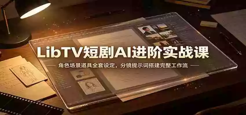 LibTV短剧AI进阶实战课:角色场景道具全套设定,分镜提示词搭建完整工作流 LibTV短剧AI进阶实战课:角色场景道具全套设定,分镜提示词搭建完整工作流