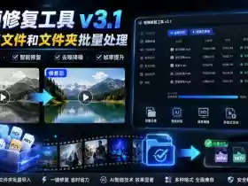 视频修复工具v3.1,支持多文件和文件夹批量处理