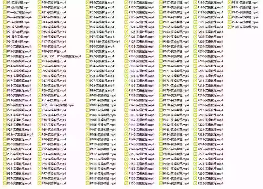 238个精美ppt案例保姆级实操教程：画册水准，每页一个视频教程，操作详细易懂！