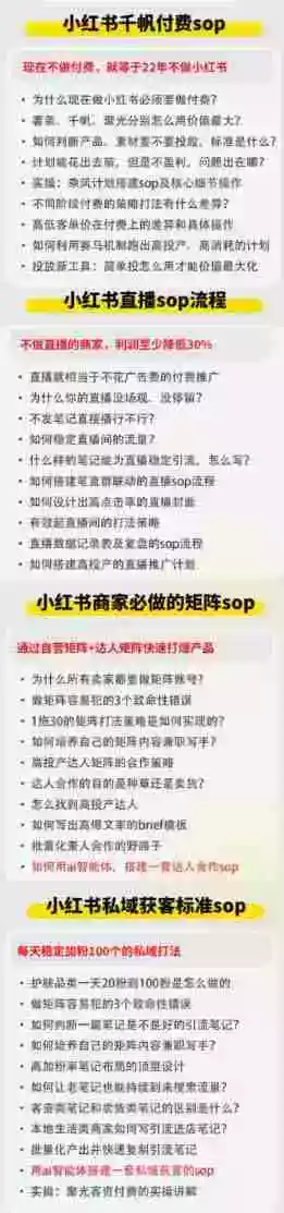 小红书高利润AI经营课2026年7.18-20:起号+爆文+付费+达人+私域,利用AI与SOP实现团队人效翻倍增长 小红书高利润AI经营课2026年7.18-20:起号+爆文+付费+达人+私域,利用AI与SOP实现团队人效翻倍增长
