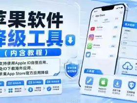 苹果软件降级工具(内含教程),支持使用Apple ID自签应用、免ID下载海外应用、苹果App Store官方应用降级等