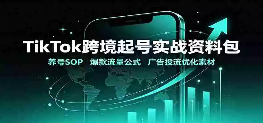 TikTok跨境起号实战资料包:养号SOP,爆款流量公式,广告投流优化素材 TikTok跨境起号实战资料包:养号SOP,爆款流量公式,广告投流优化素材