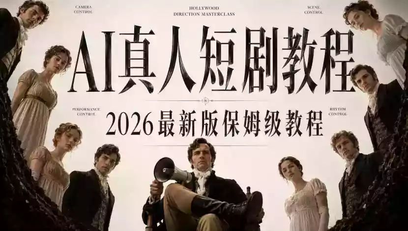 AI真人短剧制作全流程,AI视频大佬专为零基础研制的AI短剧教程,保姆级教程,新手一学就会! AI真人短剧制作全流程,AI视频大佬专为零基础研制的AI短剧教程,保姆级教程,新手一学就会!