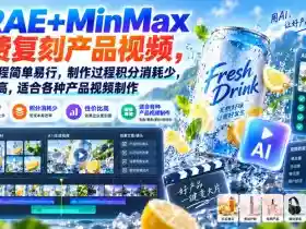 TRAE+MinMax免费复刻产品视频,整个过程简单易行,制作过程积分消耗少,性价比高,适合各种产品视频制作