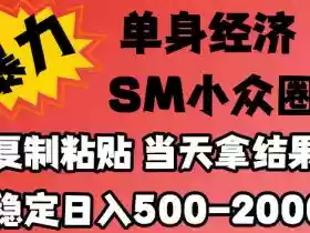 2026最新小众情感赛道,手机操作,十分钟见收益,小白也能当天上手,全程复制粘贴模板即可,稳定日入500-1k,不缺流量,可矩阵批量操作,门槛低【揭秘】